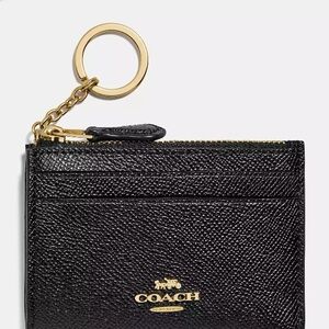 Coach Mini Skinny ID Case Black